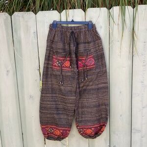 Warm Fuzzy Patterned Sweatpants